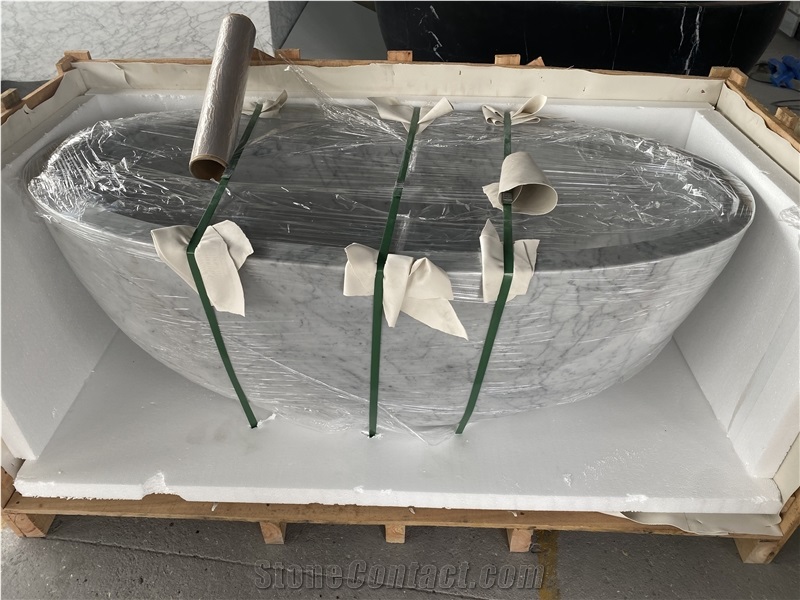 Brazilian Cloudy Mist Marble Bathtub