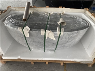 Brazilian Cloudy Mist Marble Bathtub
