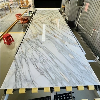 Calacatta Gold Marble Polished Slabs Tiles