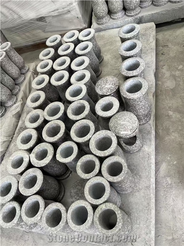 China Grey G603 Granite Monumental Urn