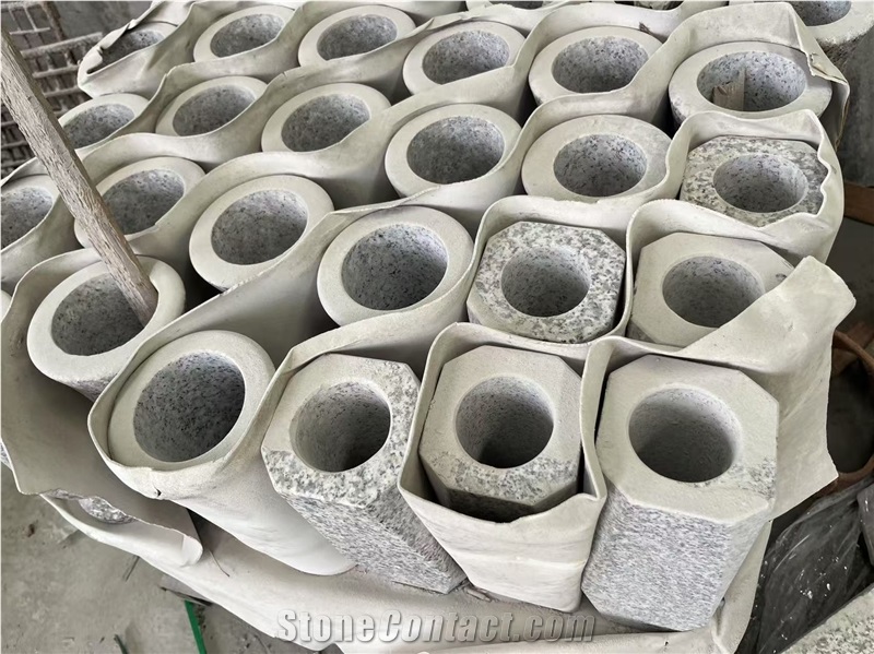 China Grey G603 Granite Monumental Urn