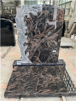 China Grey Granite Polished Celtic Cross Carved