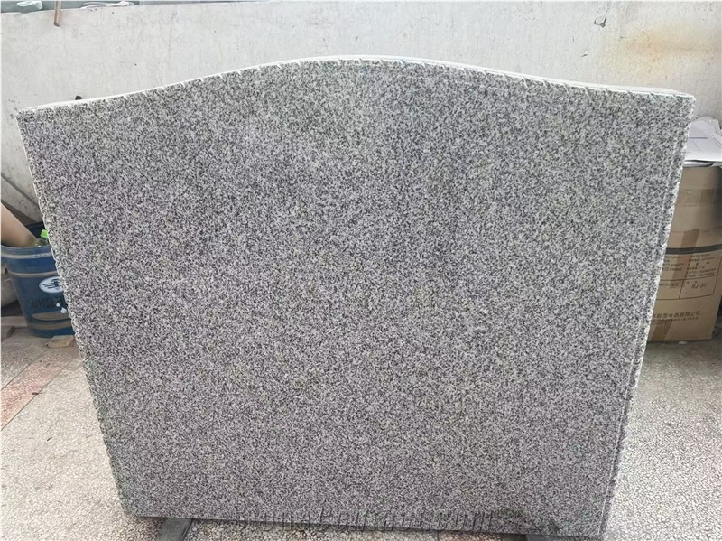 China Grey Granite Polished Serp Top Monument Western Style