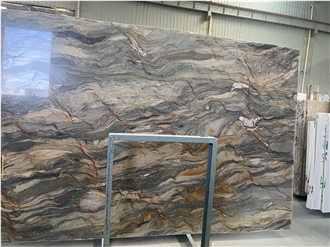 China Natural Louis Red Marble Slabs Polished