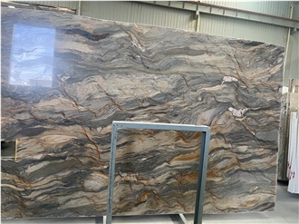 China Natural Louis Red Marble Slabs Polished