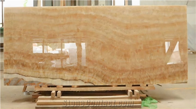 China Resin Yellow Onyx Slabs
