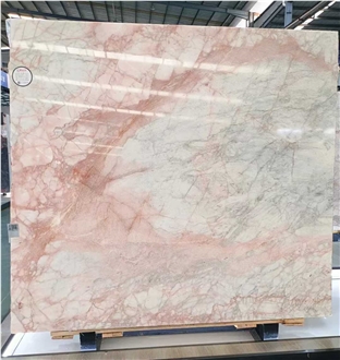 Four Seasons Pink Polished Marble Slabs