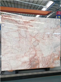 Four Seasons Pink Polished Marble Slabs