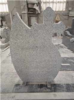 G603 Gray Granite Cross Headstone