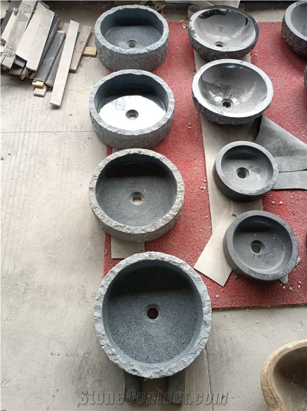 G654 Padang Dark Wash Basin Natural Edges