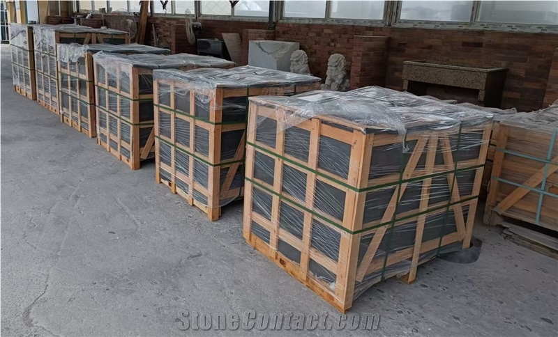 G684 Black Basalt Round  Ash Basins