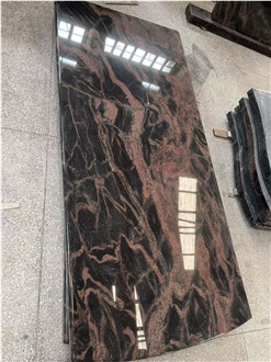 Indian Aurora Granite Tombstone Cover