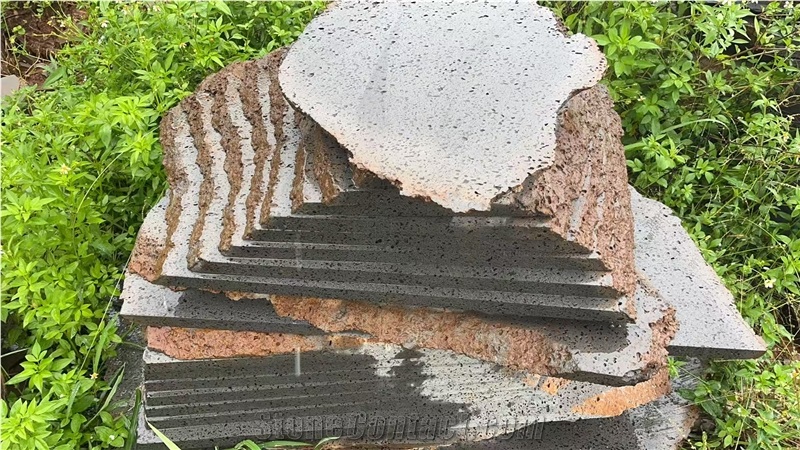 Lava Stone Random Flagstone Pavers