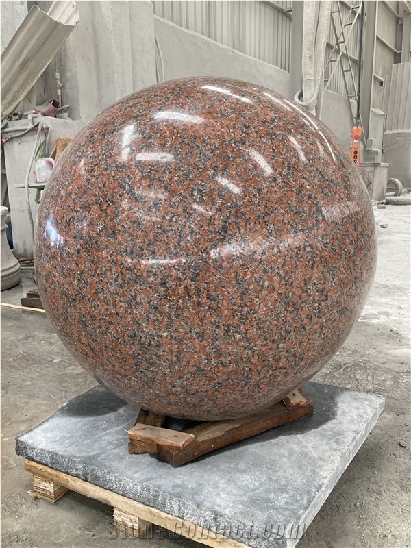 Maple Red  Floating Sphere Fountain