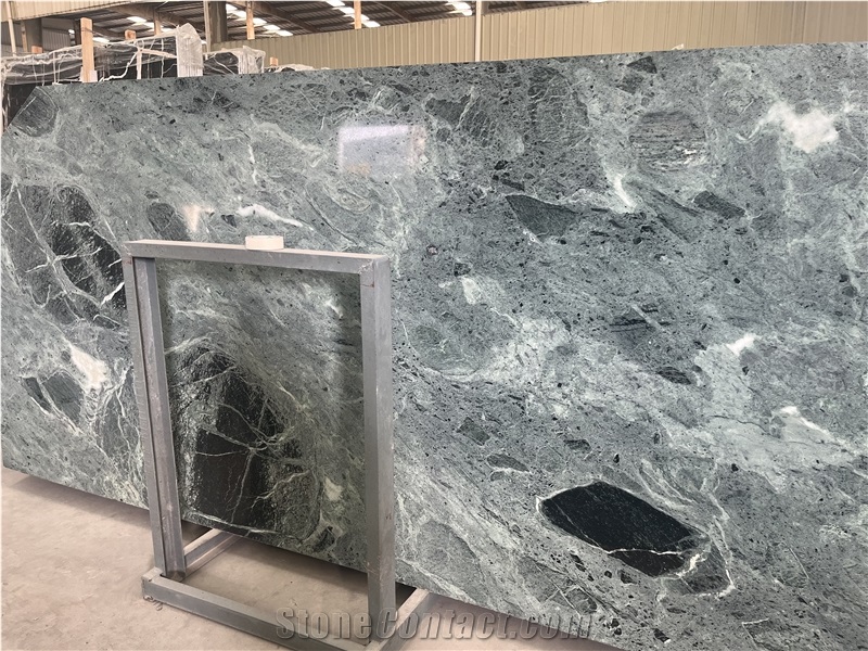 Natural Marble Slabs Black Background With Gold Veins
