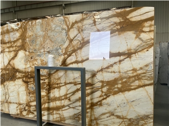Natural Siena Gold Marble Slabs