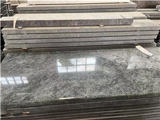 Nero Impala Black Granite Polished Gravestone Western Style