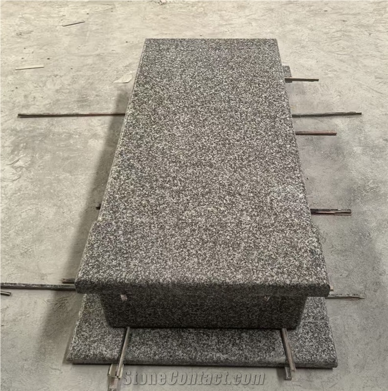 Original G664 Granite Single Tombstone