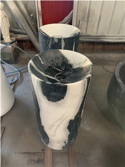 Panda White Marble Basin Panda White Marble Basin
