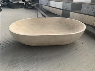 Panda White Marble Basin