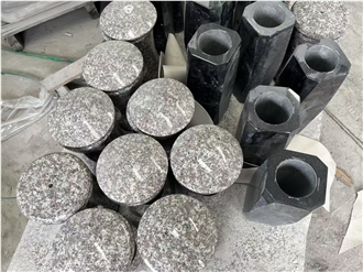 Pink G664 Granite Monumental Lanterns