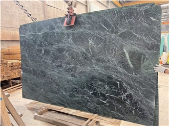 Prada Green Marble Polished Slabs Tiles