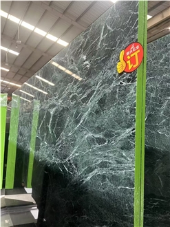 Prada Green Marble Polished Slabs Tiles