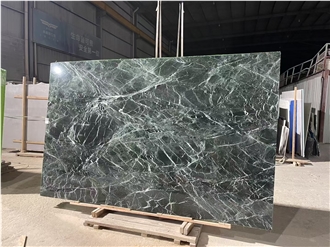 Prada Green Marble Polished Slabs Tiles