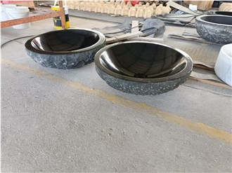 Shanxi Black Round Basins Natural Edges