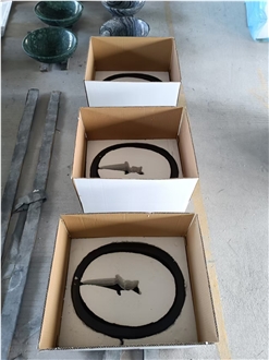 Shanxi Black Round Basins Natural Edges