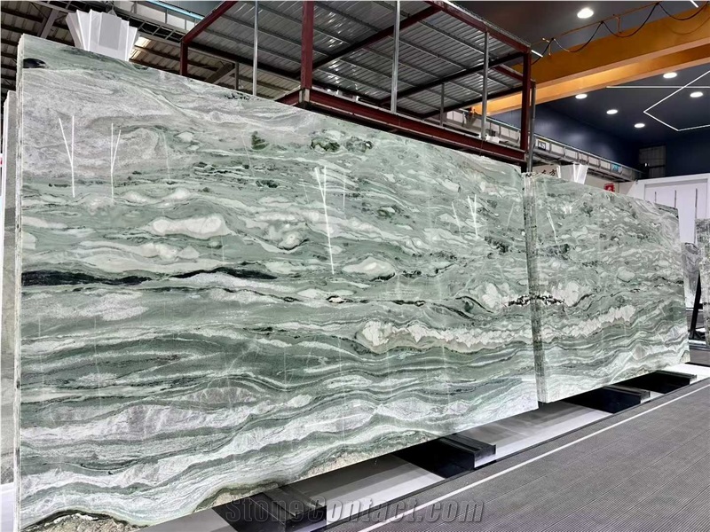 Victoria Green  Marble Pattern Slabs