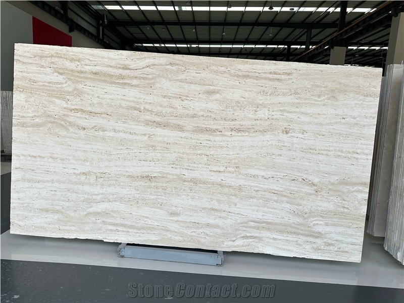 Super White Travertine Slabs