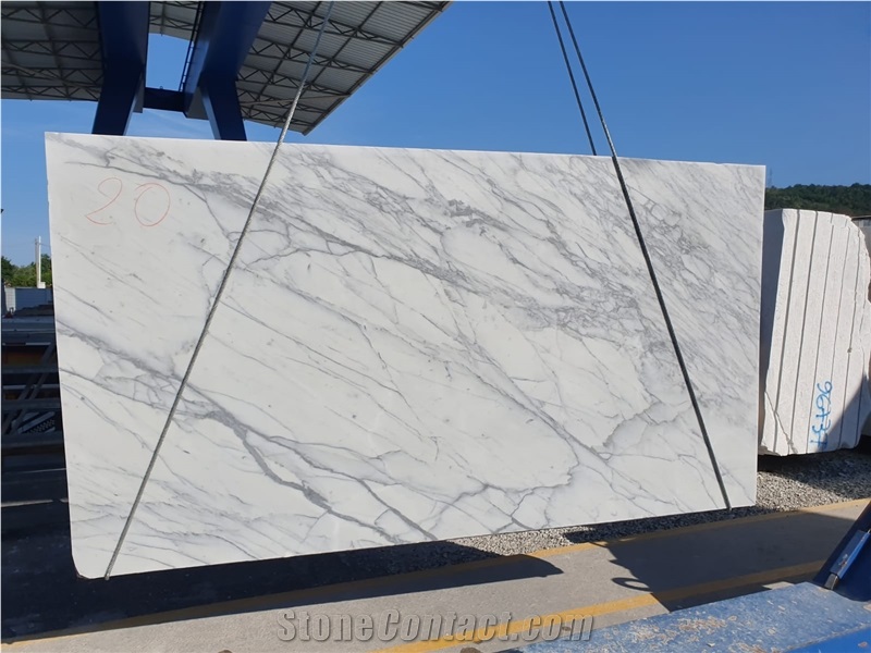 Statuary Marble Slabs - Polished