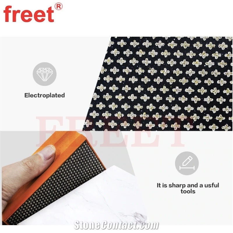 Electroplated Diamond Hand Polishing Pads