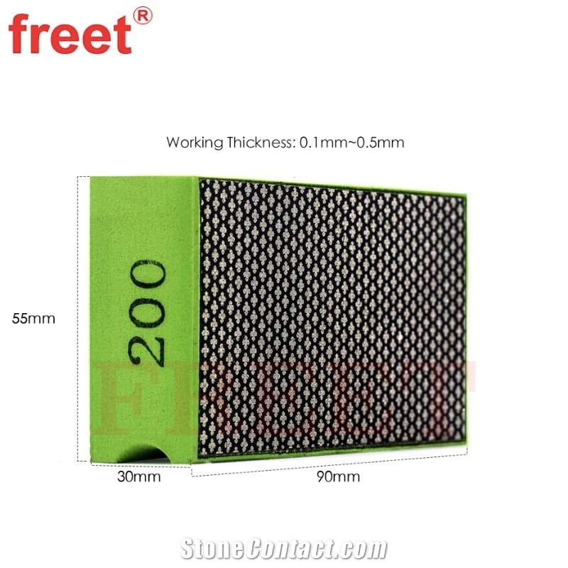 Electroplated Diamond Hand Polishing Pads