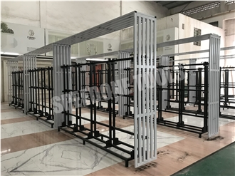 Corrosion-Protected Slab Display Rack  ZSJ-D