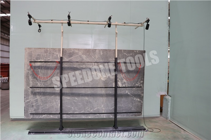 Display Rack With Light （Lock On The Floor) ZSJ-F