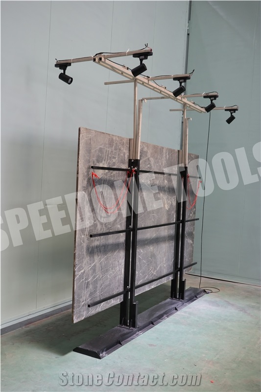 Display Rack With Light （Lock On The Floor) ZSJ-F