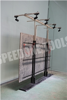 Display Rack With Light （Lock On The Floor) ZSJ-F