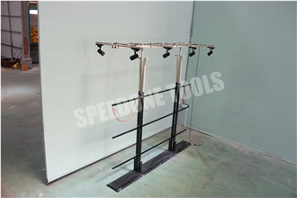 Display Rack With Light （Lock On The Floor) ZSJ-F