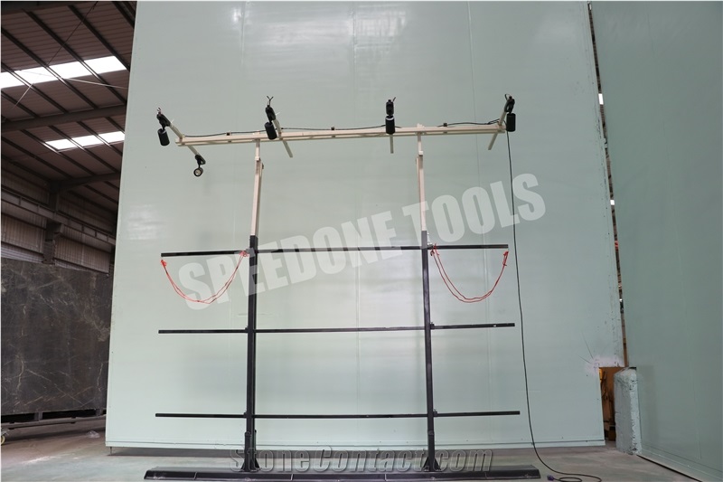 Display Rack With Light （Lock On The Floor) ZSJ-F