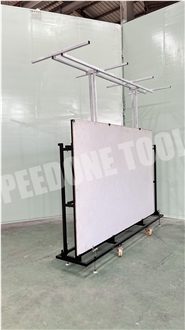 Display Rack With Wheels And Light ZSJ-B