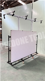 Display Rack With Wheels And Light ZSJ-B