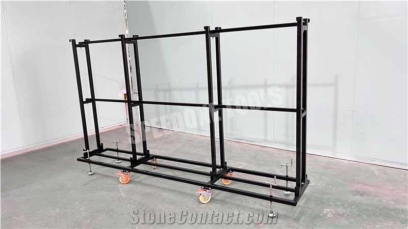 Display Rack With Wheels For Luxury Landscape Painting Wall