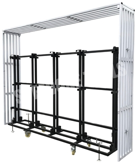 Display Rack With Wheels For Luxury Landscape Painting Wall