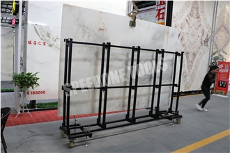 Display Rack With Wheels For Luxury Landscape Painting Wall
