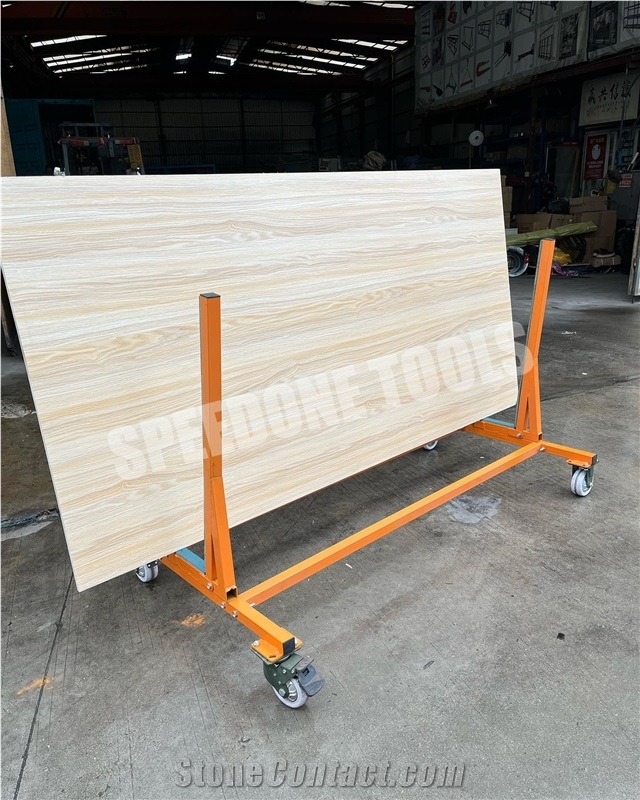 V-Shaped Cart For Storing Or Transporting Stone Slabs