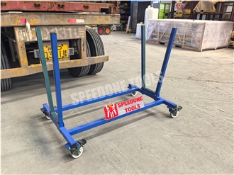 V-Shaped Cart For Storing Or Transporting Stone Slabs