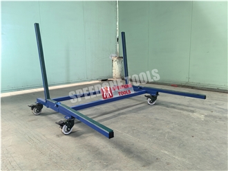 V-Shaped Cart For Storing Or Transporting Stone Slabs