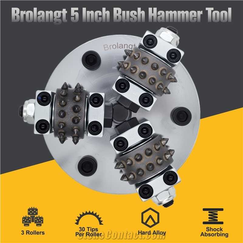 Brolangt Bush Hammer Tool - Bush Hammering Plates